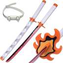 ziqing Demon Katana Sword Cosplay Sword Handmade Katana 31 inch with Multiple Styles to Choose from, 31.29