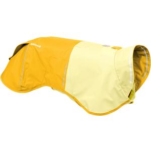 Ruffwear, Sun Shower Dog Raincoat, All-Weather Jacket, Waterproof, Windproof & Lightweight, Mineral Yellow, X-Small