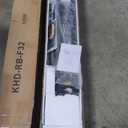 VECELO Full Size Bed Frame with Headboard, Heavy-Duty Platform Bedframe with Metal Slats Support, No Box Spring Needed, Easy Assembly, Black & Brown