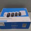 aosu Security Cameras Wireless Outdoor Home System, True 2K HD Night Vision, No Subscription, 240-Day Battery Life, 166 Wide View, Spotlight & Siren Alarm, Motion Alert, Support 2.4 & 5GHz WiFi