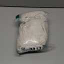 Retro Farmhouse Ruffle Round Tablecloth Cotton Flounces Trim Washable Table Cover White Tablecloths for Rectangle Table Baby Shower Kitchen Party Wedding Decor, 48" Round