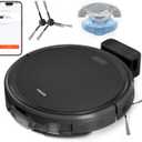 Robot Vacuum and Mop Combo, 2 in 1 Mopping Robotic Vacuum Cleaner w Schedule,Robot Vacuum Self Emptying App/Remote,5000Pa Strong Suction, Slim, Ideal for Hard Floor, Pet Hair (F7s)