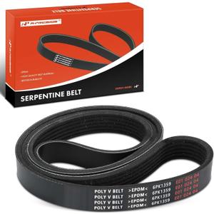A-Premium 53.71 Inch Air Conditioning Serpentine Drive Belt Compatible with Ford, Mercury & Peterbilt Cars - F-150 F150 2011-2014, Escort 1991-1993, Escort 1991-1993, 320 2006