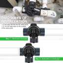 3 Way Pool Valve 2 Inch, Positive Non-Lube Diverter Valve Replacement for 263028 Valve, Used for Pools and Spas, Works with Heaters, Chemical Dispensers, and Salt Generators