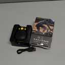 Wearable Bluetooth Speaker, Clip-on Wireless Portable Speakers, IP56 Waterproof Clip Speaker Up to 18 Hours Battery Life, Built-in Mic for Hands-Free Music/Calls, Work/Outdoor, Black and Yellow