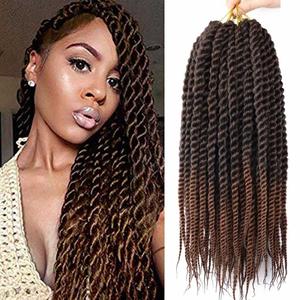 7 Pack Havana Twist Crochet Hair 18 Inch Senegalese Twist Crochet Braids Hair Synthetic Braiding Hair Extensions for Black Women (18inch, T30) 7 Pack Havana Twist Crochet Hair 18 Inch Senegalese Twist Crochet Braids Hair Synthetic Braiding Hair Extensions for Black Women (18inch, T30)