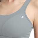 Champion Women's Sports Bra, High-Impact, Maximum Support, Breathable, Moisture-Wicking Fabric (Blue)