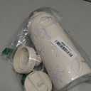 32oz Personalized Cute Ocean Bow Insulated stainless steel water bottles, Double-Wall Vacuum Insulation Design for Home,Gym, Sports, Leakproof Sports Bottle with Straw, Gifts for Girls Woman