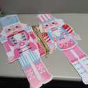 Sawysine 2 Pack Pink Christmas Nutcracker Yard Signs Decorations Outdoor with Stakes 37" Pink Nutcracker Decoration Soldier Xmas Lawn Garden Sign Door Porch Pathway Decor for Winter Holiday Party