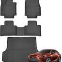 Floor Mats & Cargo Liner Custom Fit for Lexus 2023 2024 2025 RX/RX350/RX350h/RX500h (Not for RX450h+ PHEV) All Weather TPE Rubber Floor Liners Full Set Automotive Mat for Lexus RX Accessories (For Lexus RX 2023-2025)