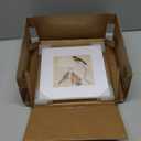 Homeforia 8x8 Picture Frame Gold, High End Metal 8 x 8 Square Photo Frames with Mat 6 by 6, 8x8 Poster Frame Matted to 6x6 inches Print, 8by8 Wall or Tabletop Frame, Tempered Glass, Wall Kit, Set of 1