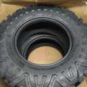 Complete Set of 2 All Terrain ATV UTV Tires 25x8-12 Front & 25x10-12 Rear 6PR Tubeless