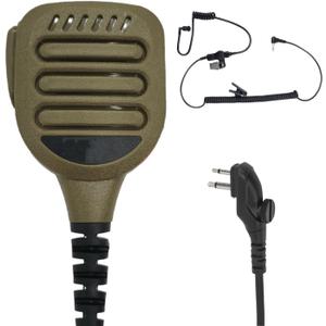 IP65 Waterproof Shoulder Mic Walkie Talkie Speaker Microphone Compatible with HYT Hytera BD502i BD402i PD502i TC-508