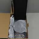 Pro Controllers Accessories Bundle for Nintendo Switch 2 18-in-1: Carrying Case, Screen Protector, Thumb Grip for Joycon, Dockable Console Protective Cover Shell, Steering Wheel, 2025 Switch2 Game Kit (2* Black Controllers (Leather Wrapped))