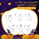2 x 12PCS Novelty Candles, Halloween Ghost Candles, Christmas Gifts for Birthday Party, Home Decoration