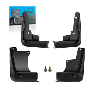 KEYOOG Front & Rear Mud Flaps Splash Guards Fit for 2018 2019 2020 2021 2022 Toy-OTA Camry Sedan (Not Fit L/Le/Xle), 4-Pc Set Easy to Clean and Install, Mud Guards Splash Guard Black