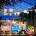 Heceltt 1140 LED 449 FT String Lights Outdoor, 8 Modes Easter Lights Plug in, IP44 Waterproof Led String Lights with Timer and Memory for Easter Yard Party Garden Decorations (Multicolor)