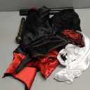 BLmukce Boys Vampire Costume Set, Halloween Party Vampire Cosplay Outfit with Cape, Shirt, Pants & Cane, kids dracula costume (M 8-9Y, 43"-51"))