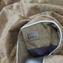 EHEYCIGA Memory Foam Large Dog Bed with Sides, Waterproof Orthopedic Dog Beds for Large Dogs, Non-Slip Bottom & Egg-Crate Foam Large Dog Couch Bed with Washable Removable Cover, Camel, 42x 33 in