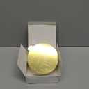 50 Pcs 5 Inch Mini Cake Boards Round Golden Mousse Cake Boards Disposable Cardboard Plate Round Coated Cakeboard for Kitchen Baking Caking Pizza Dessert Cupcake Tray (5 Inch)