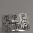 OEH Shower Curtain Hooks, 12 Pcs Shower Curtain Rings, Durable Silver Shower Curtain Hooks Rust Proof, Shower Rings for Curtain, Free Sliding Anti-Drop Double Shower Hooks for Shower Curtain, Chrome