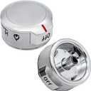 W11030413 Range Control Knob Compatible with Whirlpool KitchenAid Stove knobs Replaces W11027434, W10643306, W10786063,4461624, PS11770322, AP60388052 Pack
