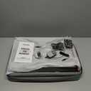 Donner Guitar Pedal Board with Built-in Power Supply, Aluminium Alloy Effects Pedalboard, DB-P300, 3.4Lb, 19.7 * 12.3 * 1.8"