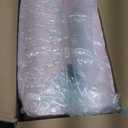 MAXYOYO 3 in 1 Kids Bean Bag Chair Bed, Child Floor Sofa for Gaming, Reading, Faux Fur Floor Mattress with High-Density Foam Filling for Living Room Bedroom (Pink)