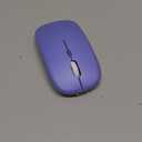 Wireless Bluetooth Mouse Rechargeable Laptop Mice with LED Lights Silent Slim Use(BT5.2 and 2.4G Portable USB Receiver)Dual Mode Computer Mouse for Laptop/iPad/Tablet/Apple/Computer/Mac(Purple)