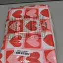 Oudain 3 Pcs Valentines Party Tablecloth Valentine Disposable Plastic Table Cloth 54‘' x 108‘' Large Table Cover Pink Heart Party Supply Decoration Wedding Anniversary Proposal Birthday Gift