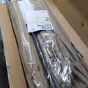 13 ft. Steel Market 8-Color Solar LED Lights Patio Umbrella in Beige