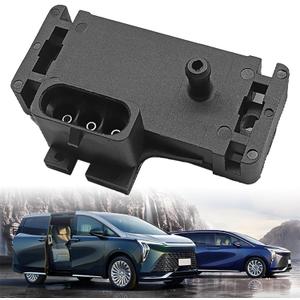 MAP Sensor 12569240, Manifold Absolute Pressure Sensor 16137039 16017460 Replacement for Chevy Impala Malibu S10 Blazer K1500 GMC Jimmy Buick Century Oldsmobile Alero Isuzu Rodeo