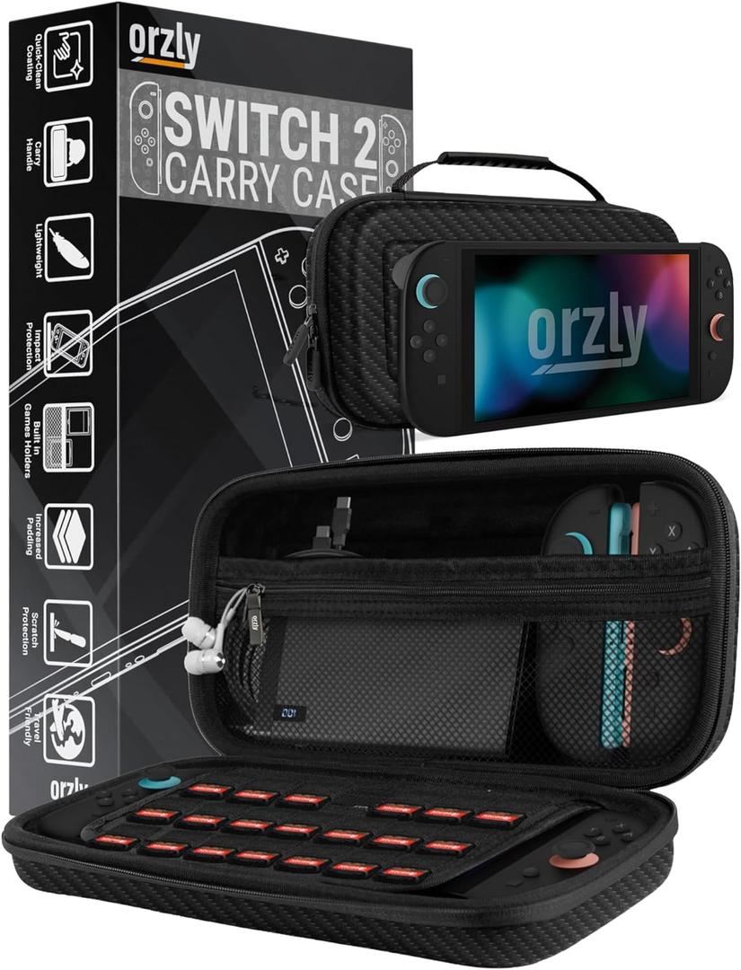 New Carry Case Compatible with Nintendo Switch - Black