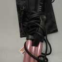 Farery Mini 3 Barrel Hair Waver - Portable Beach Wave Curling Iron for Short Hair, 1/2 Inch Ceramic Crimper with 3 Temp Settings & 30s Fast Heating, Dual Voltage Travel Hair Waver for Women, Pink