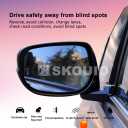 Passenger Side Mirror Replacement Glass for HONDA Jazz/Fit 2009-2013,Backing Plate Power Heated Right Side View Mirror Glass for HONDA Jazz/Fit 2009 2010 2011 2012 2013 HONDA