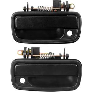 Gledewen Upgraded Metal Exterior Door Handle Driver & Passenger Side Pair Door Handle with Key Hole, Compatible with 1995-2004 Toyota Tacoma, Replaces# 79344 79345