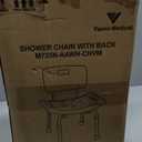 FSA/HSA Eligible, Vaunn Tool-Free Assembly Adjustable Shower Chair Spa Bathtub Seat Bench with Removable Back