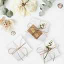 Frantis White Gift Boxes, 15 Pack 6x6x6 inch Small Gift Boxes with Lids for Weddings, Christmas, Valentine's, Ornaments, Bridesmaid Boxes Easy to Assemble Includes 16 Thank You Stickers