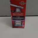 L'Oreal Paris Revitalift Hyaluronic Acid + Caffeine Hydrating Eye Serum for Dark Circles, Fragrance Free .67 fl. oz + Moisturizer Sample