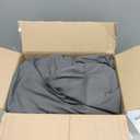 Oversized King Duvet Cover 120"x98", Only 1 Piece Extra Large Ultra Soft Microfiber Grey Duvet Cover for All Season Zipper Closure, 8 Corner Ties(1 Pc, Grey, Super King 120x98 inches)