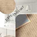 Kitchen Rugs Sets of 2 PCS  Kitchen Mats for Floor 24x35/24x60 Inch Non Slip Washable Rug Set, Non Slip Floor Mats Made of 100% Polyester Soft and Anti-Slip Standing Kitchen Runner Rug, Beige