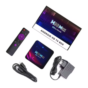 4GB/64GB Big Storage H96 MAX V11 Android 11 Latest OS RK3318 Chip 2.4G/5G WiFi BT 100M TV Box Network Media Player