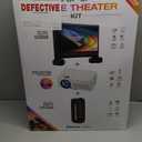 iLive Pop-Up Home Movie Theater Kit with Inflatable Screen, Projector and Party Speaker