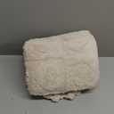 Bedsure Dog Blankets for Medium Dogs Washable - Fluffy Fuzzy Puppy Cat Blanket with Premium 300GSM Coral Fleece Soft for Pet Kitten Doggy, White, 30x40IN