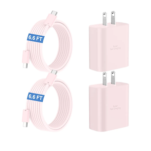 45W Super Fast Charger USB Type C Charger Cord 6.6FT with Android Phone Charger Fast Charging Block for Samsung Galaxy S25/S25 Ultra/S25+/S24 Ultra/S24/S24+/S23 Ultra/S23/S22/S20/S21/Note 20/Note 10