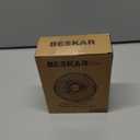 BESKAR USB Clip on Fan, Portable Small Fan with Cord Powered, 3 Speeds Strong Airflow, with Sturdy Clamp, Quiet Personal Desk Fan (Black)