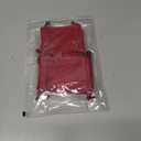 Tapleap Jewelry Bags, 12Pcs Red Velvet Coin Pouch, 3x4 Drawstring Bags, Church, St. Patrick's Day, For Wrapping Palm Crosses, Jewelry, Resin Runes