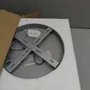 DAKASON LED Ceiling Light Fixture Flush Mount, Crystal Chandelier Modern Ceiling Light for Kitchen, Hallway, Living Room, Foyer, Closet, 12In 15W 1640LM, 3/4/5000K CCT Selectable, Dimmable