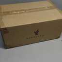 Modern 10W LED Cylinder Pendant Light, Single Bulb Glass Fixture, 3000K Adjustable Lighting for Hallway Entryway and Over Table, 700 Lumens, Opal Gold, CE1007801