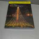 350 LED Christmas Decorations Star String Lights Waterproof Waterfall StarLights 8 Light Modes Remote & Timer,Waterproof Seasonal Lighting Decor for Home Xmas Tree Yard Wedding Party (Cool White)